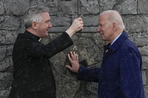 At Irish shrine, Biden meets priest who gave Beau last rites