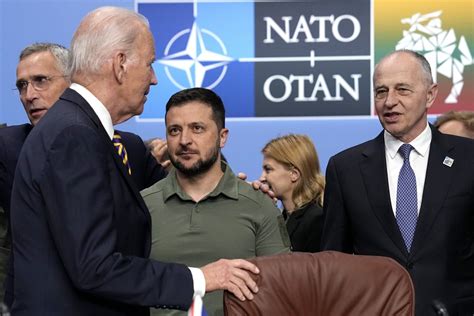 At NATO summit, Biden says ‘our unity will not falter’ on Ukraine