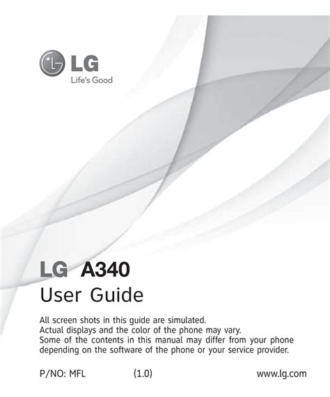 At amp t lg a340 manual. - Template guide for academic journal writing.