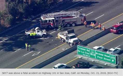 At least 1 dead after crash on Hwy 101 in San Jose