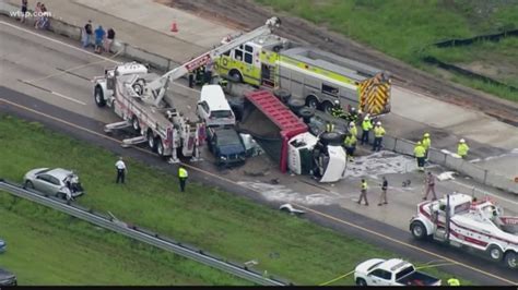 At least 1 dead in crash reportedly involving infant on I-75 in Davie; NB express lanes closed near Griffin Road
