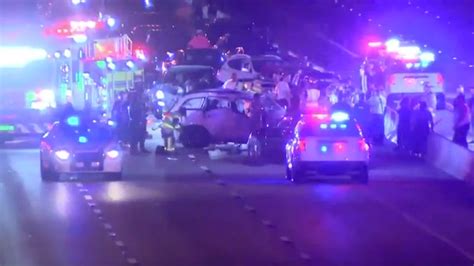 At least 1 killed, 8 hospitalized after multi-vehicle Turnpike crash in Miami Gardens