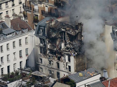 At least 16 hurt after explosion rips through Paris building