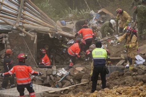At least 16 killed, dozens missing, in Ecuador landslide