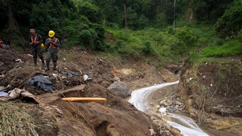 At least 3 people are killed and 15 are missing in a landslide in Guatemala