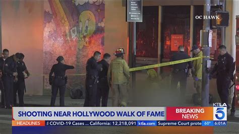 At least one hospitalized in overnight shooting on Hollywood Walk of Fame 