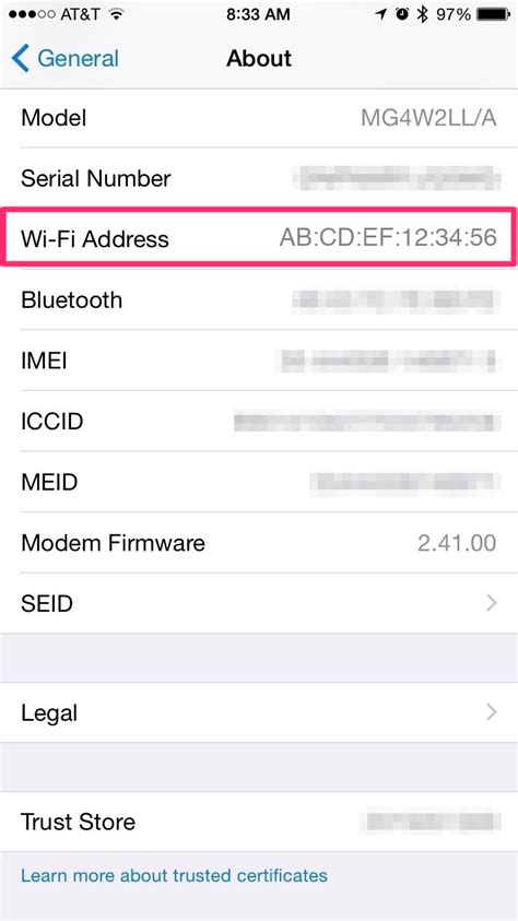 At t Wifi Address Check