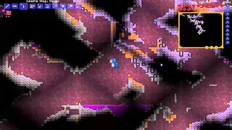 At what depth are spider cave biomes located in Terraria?