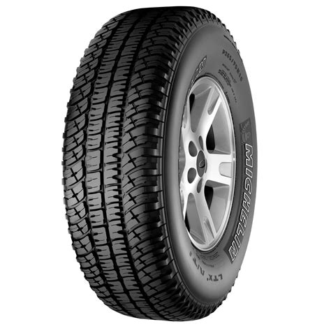 Features. A Light Truck and SUV tire with a compound designed to resist chipping and tearing, providing excellent durability when the pavement ends. Tough off-road endurance capability of the Michelin LTX A/T2 tire helps it last at least 35% longer on gravel than two leading class competitors.. 