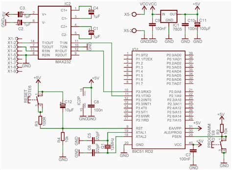 At89c51 programmer board.  This document describes a personal computer-based programm...