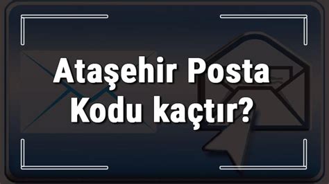 Ataşehir posta kodu