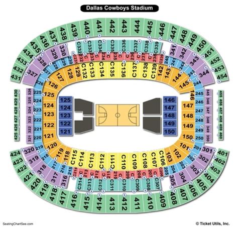 Section 205 at AT&T Stadium - RateYourSeats.com. AT&T Stadium (Cowboys Stadium) For football games, we recommend rows 6-15 for kids and family. Full AT&T Stadium Seating Guide. Rows in Section 205 are labeled 1-14. 205 is behind the stage or to the side of the stage for most concerts. This may restrict or limit your view of the performance. . 