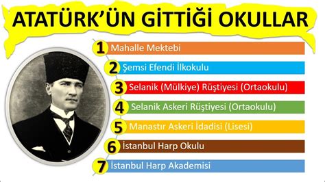 Atatürkün gittiği okullar şarkısı