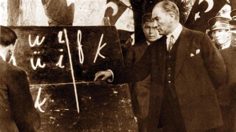 Atatürkün harf inkılabı resmi