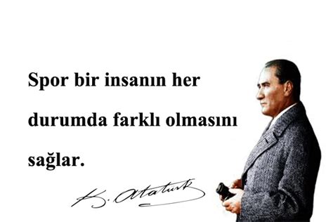 Atatürkün sporla ilgili söylediği sözler kısa