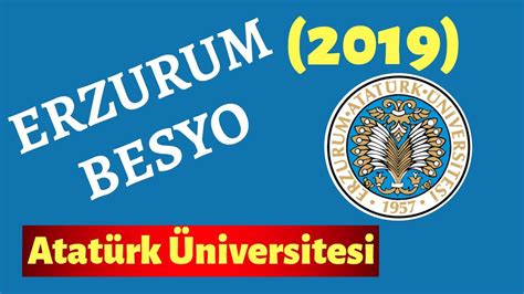 Atatürk üniversitesi besyo iletişim