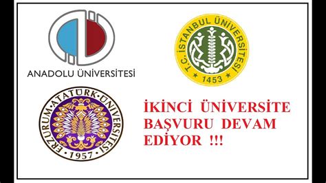 Atatürk üniversitesi ikinci üniversite para yatırma
