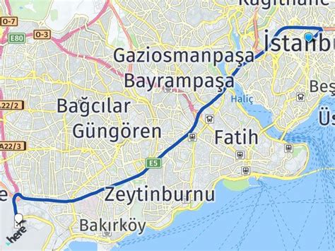 Atatürk havalimanı sultanbeyli arası kaç km