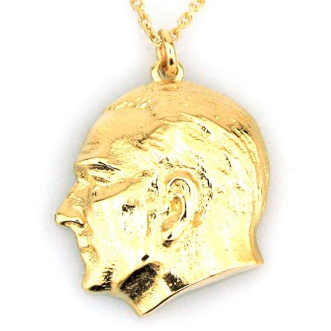 Atatürk resimli altın kolye