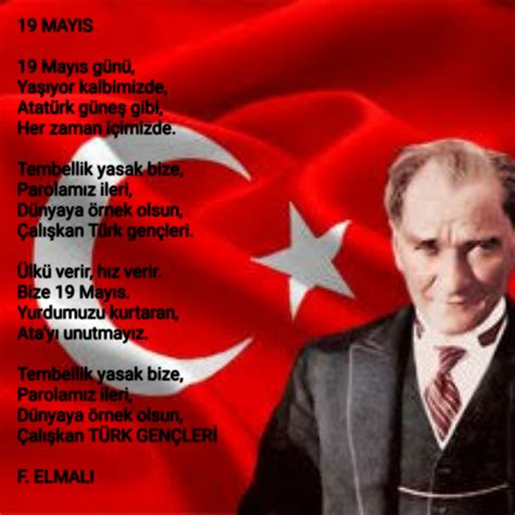 Atatürkle ilgili şiirler 4 kıtalık