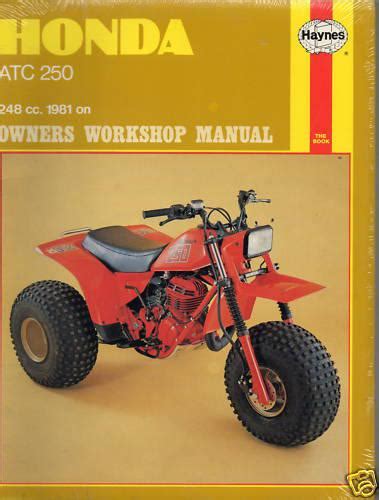 Atc 250 honda 3 wheeler service manuals. - 225 yamaha four stroke owners manual.