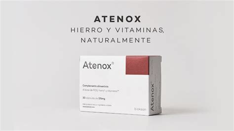 Atenox: Hierro y vitaminas, naturalmente Bioksan - YouTube