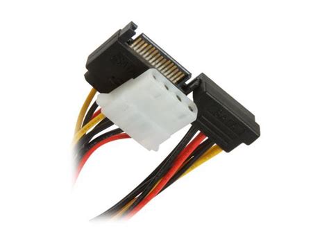 Athena Power CABLE-S15S15M4 SATA Female to SATA and 4-pin …