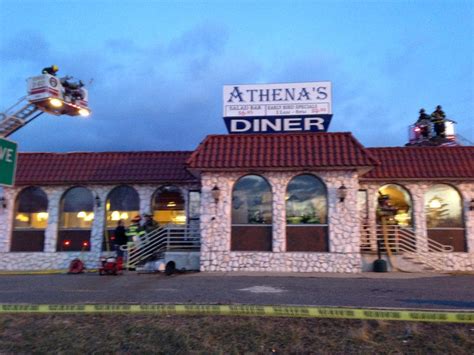 Athena diner. First time trying the restaurant, place was clean and could accommodate about 50 persons. We started with hummus and pita , the pita was thin but we liked the hummus. I ordered the chicken kabob , it was a little dry but I really liked the pita with the salad . The baklava was a little dry. Helpful 3. Helpful 4. Thanks 0. 