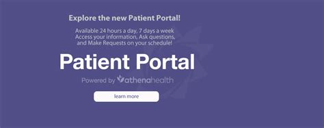 Athena pt portal. If you know the login information for this patient, such as your child, log into their web portal account. Go to the "My Profile" tab and click on "Family/Guarantor Access." Enter the e-mail address of the family member and click on "Go." Select an Account Type of "Family" or "Guarantor", fill in the required fields, and click on "Submit." 
