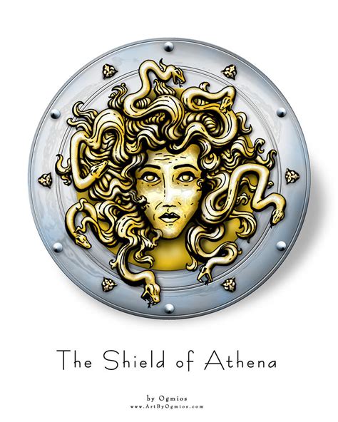Athenas Shield Drawing