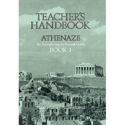 Athenaze teachers handbook i introduction to ancient greek teachers handbook bk 1. - Manual de usuario de citroen berlingo 2003.