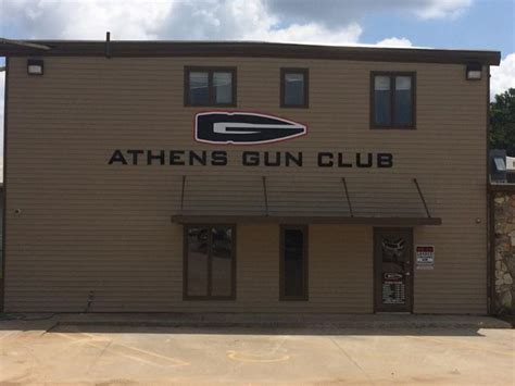  This is the current contact information that we have for ATHENS GUN CLUB: Phone Number: 706-546-6111. Address: 115 MILL CENTER BLVD, ATHENS, GA 30606. Unfortunately the address above does not always map correctly when we enter it into our system. The following address and coordinates are what you will find pinned on our map. . 