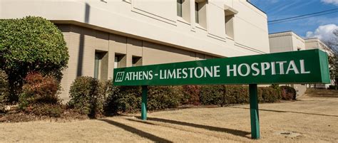 Athens limestone hospital. Patient care is our primary concern at Athens-Limestone Hospital. In order to enhance the quality of care, specific visiting hours and regulations have been recommended for each unit. Although visitors may visit at any time, recommended hours are 9:00AM -9:00PM. Visits by children are permitted, but please consider our patient's needs and ... 