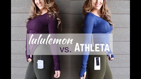 Athleta vs lululemon. Comparing Athleta vs. Lululemon. While Lululemon has expanded its product offerings to include both men’s and women’s athletic wear, Athleta has remained steadfast in its commitment to providing stylish fitness wear specifically designed for women. Both brands offer similar products, including leggings, sports bras, and organic cotton ... 