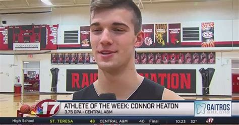 Athlete of the Week: Connor Heaton (Central A&M)