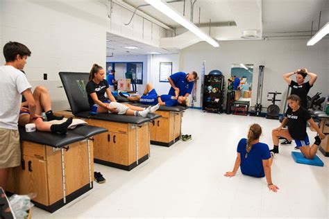 Athletic Trainers specialize in the management, prevention, and recovery of injured athletes. Many times, Athletic Trainers are the first medical professionals on the scene after an injury. Athletic Trainers collaborate with doctors to provide emergency and follow-up care and develop injury prevention and treatment programs for injured athletes. . 