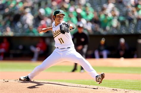 Athletics’ Fujinami dominates, then goes off the rails in 13-1 loss to Angels