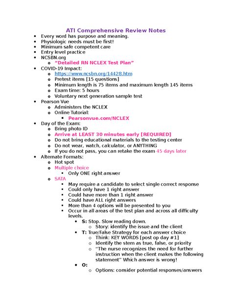 Ati Comprehensive Review Pdf