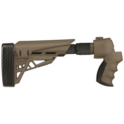 The ATI Top-Fold Shotgun Stock includes a sling swivel stud and