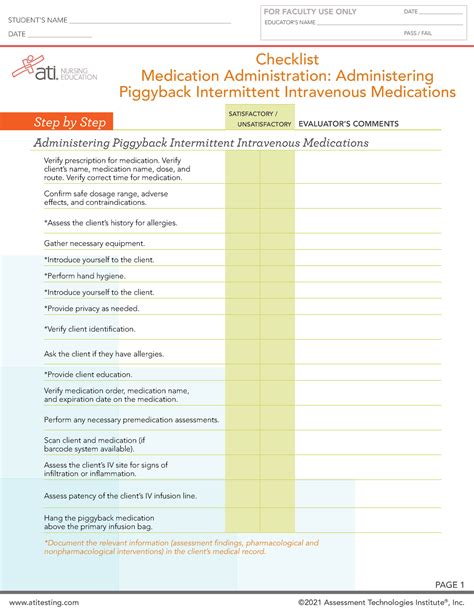 nursing responsibilities for IV medication administration - supporting positive outcomes ... 141 - Lesson 5: ATI - IV Therapy (terms) 36 terms. briellewilinsky. 141 - Lesson 5: ATI - IV Therapy. 54 terms. briellewilinsky. You might also like... NUR-117_Pharmacology_Exam 1. 206 terms. afngenius.. 