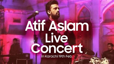 Atif Aslam "Aadat" Live In Mohatta Palace 19th Feb - YouTube