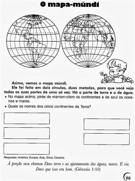 Atividades de Geografia – Educação e Transformação