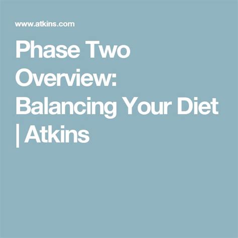 Atkins 20®, Phase 2: Balancing Your Diet Atkins A-Low-Carb-Diet …