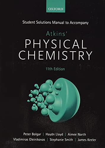 Atkins physical chemistry student solution manual. - Las crónicas de narnia: la última batalla.