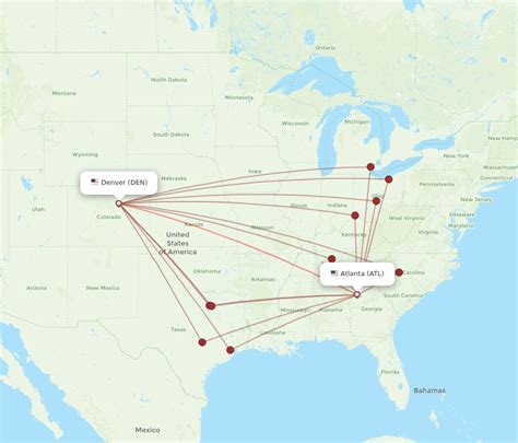 To reach Denver from Atlanta, you can choose among the top airlines that include American Airlines and US Airways. Your flights from Atlanta to Denver will take about four hours and thirty minutes to cover the distance of 1,197 miles excluding the layover time. Pass time on the flight by watching in-flight movie or listening to music.. 
