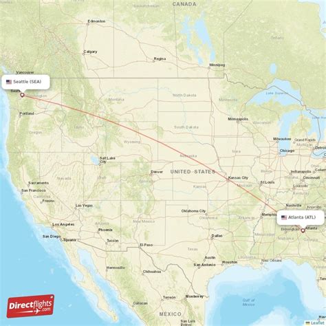 The flight distance from Hartsfield-Jackson Atlanta In