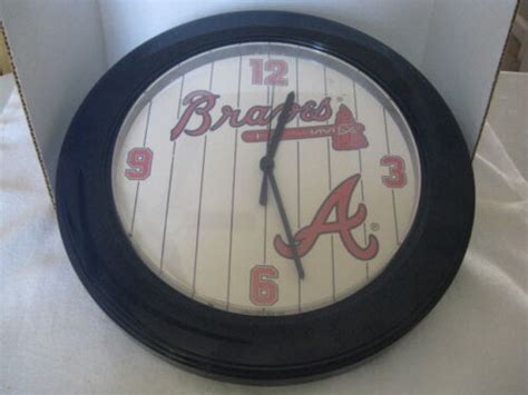 Atlanta Braves Wall Clock ~ Gift Idea eBay