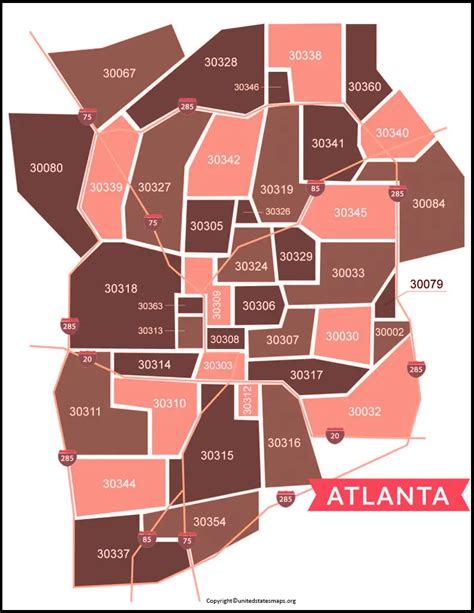 Atlanta Zip Code Map Map Vectorcampus Map Porn Sex Picture