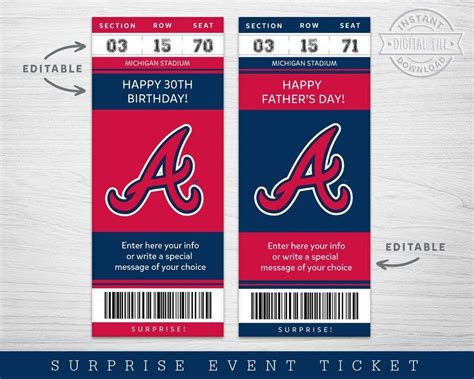 Atlanta braves season tickets. at Truist Park 7:20 PM ET. Single Game Ticket. Buy Tickets. Thursday April 11. New York Mets. at Truist Park 12:20 PM ET. Single Game Ticket. Buy Tickets. 1 Promotion Available. 