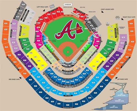 Truist Park seating charts for all events 